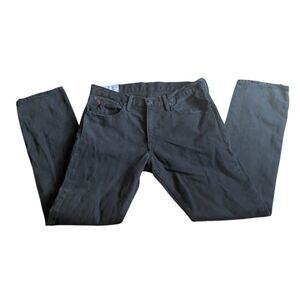 Polo Ralph Lauren Authentic Dungarees Black Jeans Red RL Logo 32x32